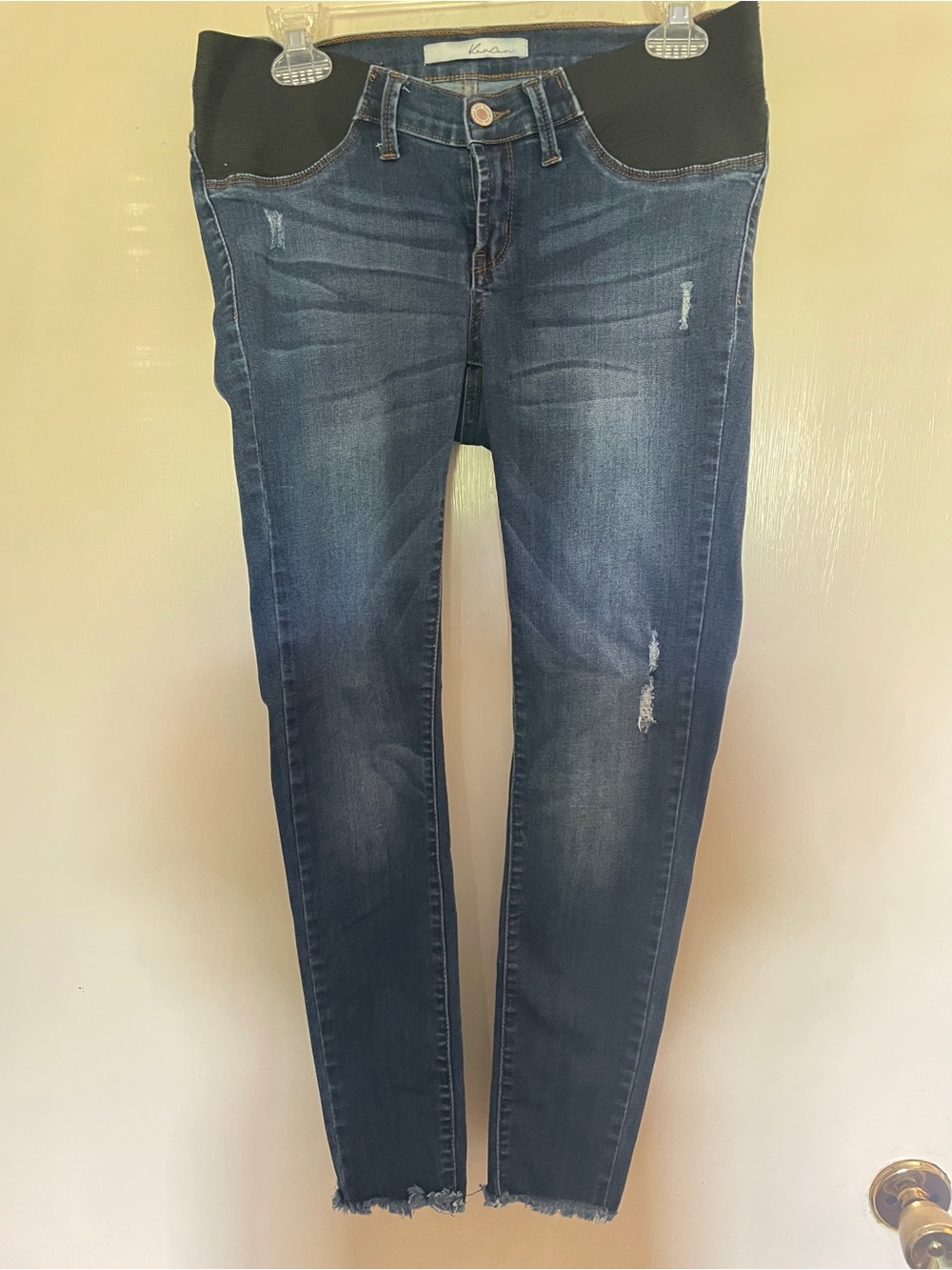 KanCan Maternity Dark Blue Skinny Jeans